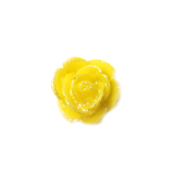 Yellow Flower Bead, 13mm - 1 piece