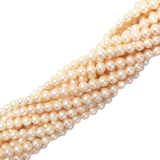 8mm; Round, Fresh Water Pearl - 1 Strand
