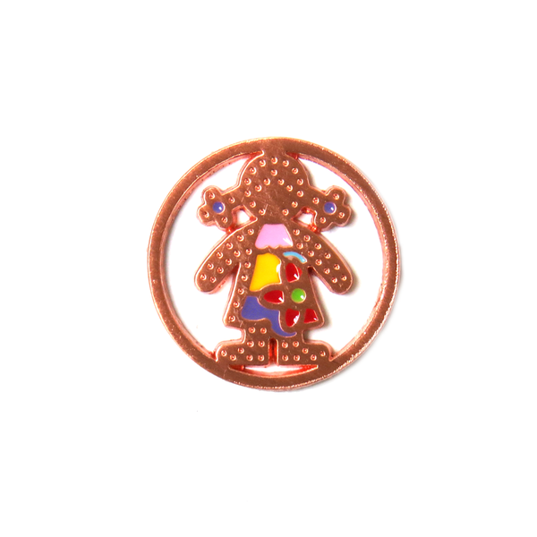 Girl Screen, Stainless Steel - Rose Gold