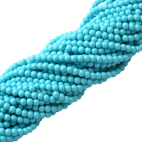 Glass Pearl-Light Blue