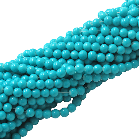 Glass Pearl-Turquoise