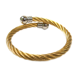 Curved Bracelet,Gold, 3 inches - 1 piece