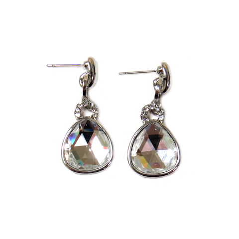 Earring Drop, Silver, 2 inches - 1 pieces