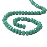 Rondelle - Green/Turquoise - 8mm