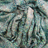 Alexa, Sequins, Teal Green, 54" Wide- 1 Yard