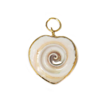 Shazzy's Heart Pendant, Gold, 26x21mm; 1 piece