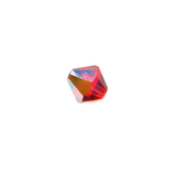 Swarovski Crystal, Bicone, 8MM - Indian Red AB; 20pcs