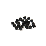 Swarovski Crystal, Bicone, 4mm- Jet; 20pcs.