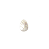 White Small Leaf Mother of Pearl, 11x7mm - 1 piece
