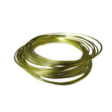Aluminum Wire, Neon Green, 1.5mm, 4 yard roll; 1 roll