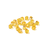 Swarovski Crystal, Bicone, 4mm - Ligth Topaz AB; 20 pcs