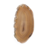 Brown Slice Agate Pendant, 78x39mm - 1 piece