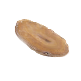 Brown Slice Agate Pendant, 78x39mm - 1 piece