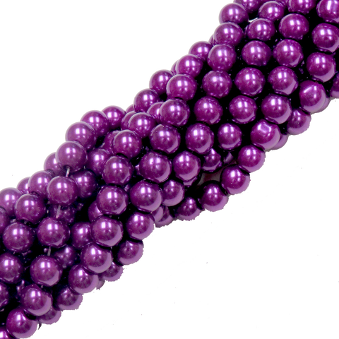 Glass Pearl- Dark Purple