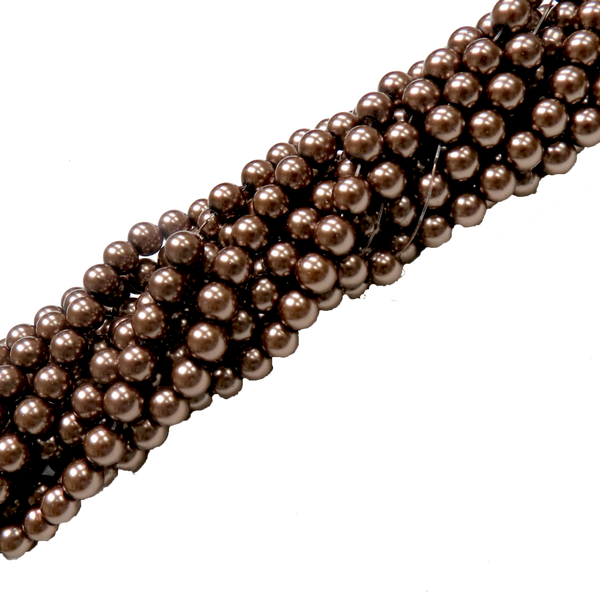 Glass Pearl- Brown
