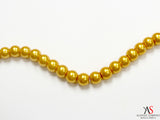 Glass Pearl- Gold