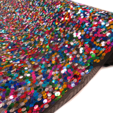 Dream, Sequins, Black, 54" Wide- 1 Yard