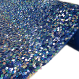 Adonis, Sequins, Blue, 54" Wide- 1 Yard