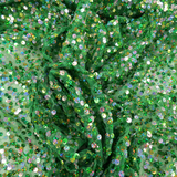 Abby,Sequins, Green, 54" Wide- 1 Yard