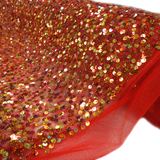 Alysa, Sequins, Red, 54" Wide- 1 Yard