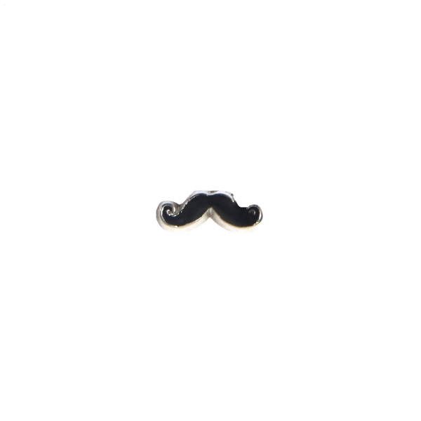 Black Mustache - Floating Charm