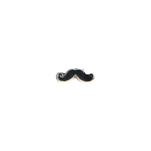 Black Mustache - Floating Charm