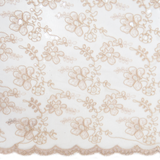 Shelby, Embroidered Lace, Nude, 54" Wide- 1 Yard