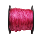 Waxed Cord Pink-1mm; per yard