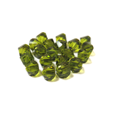 Swarovski Crystal, Bicone, 8mm - Olive; 20 pcs
