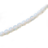 White Opal Round, 6mm - 1 Strand