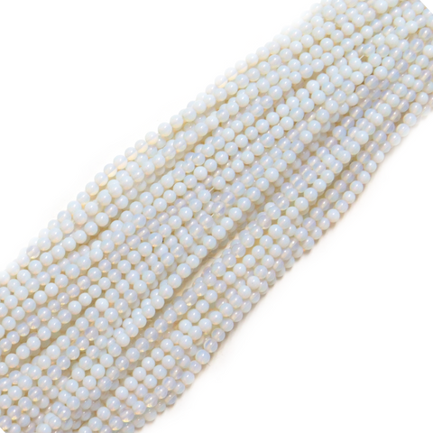 White Opal Round, 4mm -1 Strand