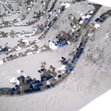 Sophie, Sequins, Silver, 54" Wide- 1 Yard