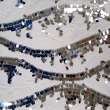 Sophie, Sequins, Silver, 54" Wide- 1 Yard