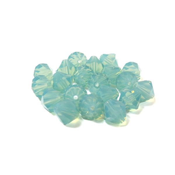 Swarovski Crystal, Bicone, 8mm - Pacific Opal; 20 pcs