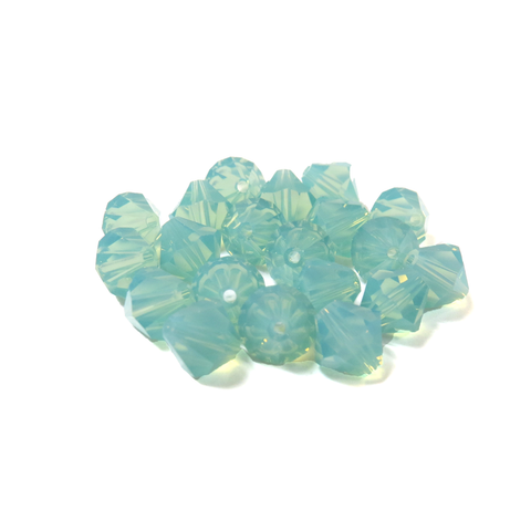 Swarovski Crystal, Bicone, 8mm - Pacific Opal; 20 pcs