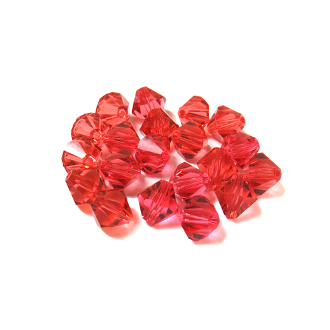 Swarovski Crystal, Bicone, 8MM - Padparadscha; 20pcs