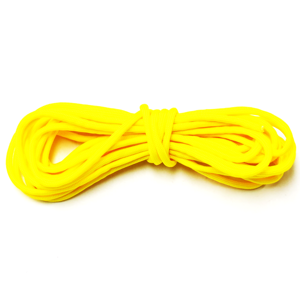 Yellow Parachute Cord 550- 4mm diameter; 16ft