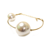 Bracelet with Pearl, Gold, 8 inches - 1 piece