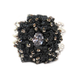 Sydnie Bracelet, with White Pearls, 48mm - 1 piece