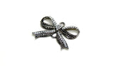 Rhinestone Bow Pendant