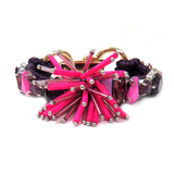 Explotion Bracelet Fuschia & Violet, 7 inches - 1 piece