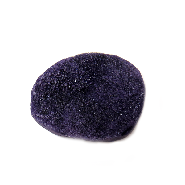 Dark Purple Druzy Bead, 36x41mm - 1 piece