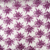 Camille, Embroidered Lace, Purple, 54" Wide- 1 Yard