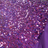 Chasity, Sequins, Purple, 54" Wide- 1 Yard