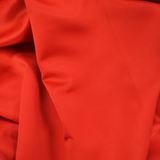Red Polyester Peau de Soie, 54" Wide- 1 Yard