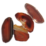 Topaz Slice Agate Pendant, 65x47mm - 1 piece