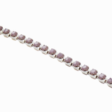Violet Opaque Rhinestone Cup Chains, ss12; 1foot