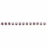 Violet Opaque Rhinestone Cup Chains, ss12; 1foot