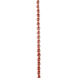 Brass Rolo Chain, Rose Gold, 2mm; 1 foot