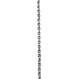Brass Rolo Chain, Silver, 2mm; 1 foot